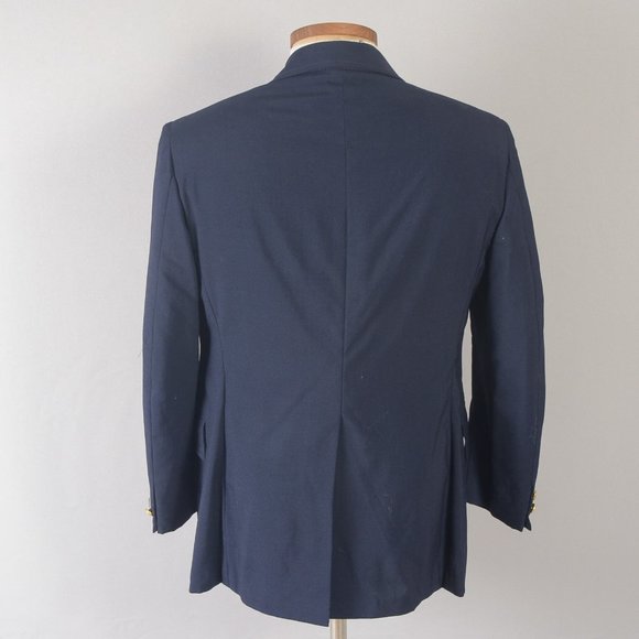 Brooks Brothers Men's Coat Blazer Blue Double-Breasted 39R - Picture 4 of 11